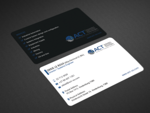 Business Card Design by Riz' for Automation and Control Technologies | Design #18240379
