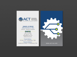 Business Card Design by Creations Box 2015 for Automation and Control Technologies | Design: #18246614