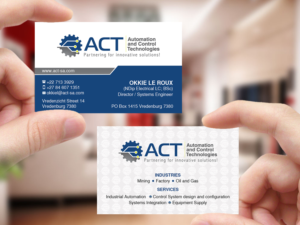 Business Card Design by Creations Box 2015 for Automation and Control Technologies | Design: #18246622