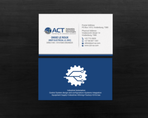 Business Card Design by chandrayaan.creative for Automation and Control Technologies | Design: #18239890