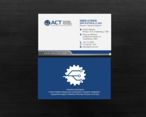 Business Card Design by chandrayaan.creative for Automation and Control Technologies | Design: #18239919