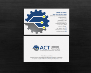 Business Card Design by chandrayaan.creative for Automation and Control Technologies | Design: #18239930