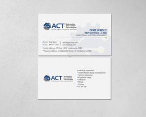 Business Card Design by chandrayaan.creative for Automation and Control Technologies | Design: #18239949
