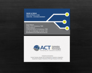 Business Card Design by chandrayaan.creative for Automation and Control Technologies | Design: #18239958
