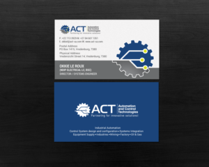 Business Card Design by chandrayaan.creative for Automation and Control Technologies | Design: #18239959
