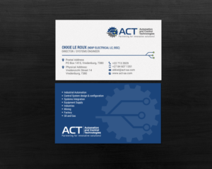 Business Card Design by chandrayaan.creative for Automation and Control Technologies | Design: #18241559