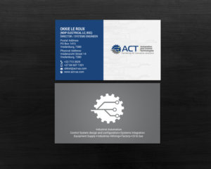 Business Card Design by chandrayaan.creative for Automation and Control Technologies | Design: #18241570