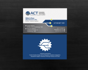 Visitenkarten-Design von chandrayaan.creative für Automation and Control Technologies | Design: #18252998