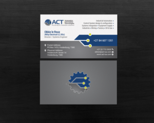 Visitenkarten-Design von chandrayaan.creative für Automation and Control Technologies | Design: #18264341