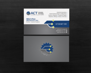 Visitenkarten-Design von chandrayaan.creative für Automation and Control Technologies | Design: #18264342