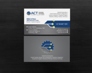 Visitenkarten-Design von chandrayaan.creative für Automation and Control Technologies | Design: #18264674