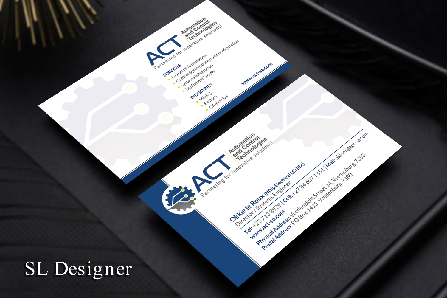 Design de Carte de Visite par SL Designer pour Automation and Control Technologies | Design #18237160