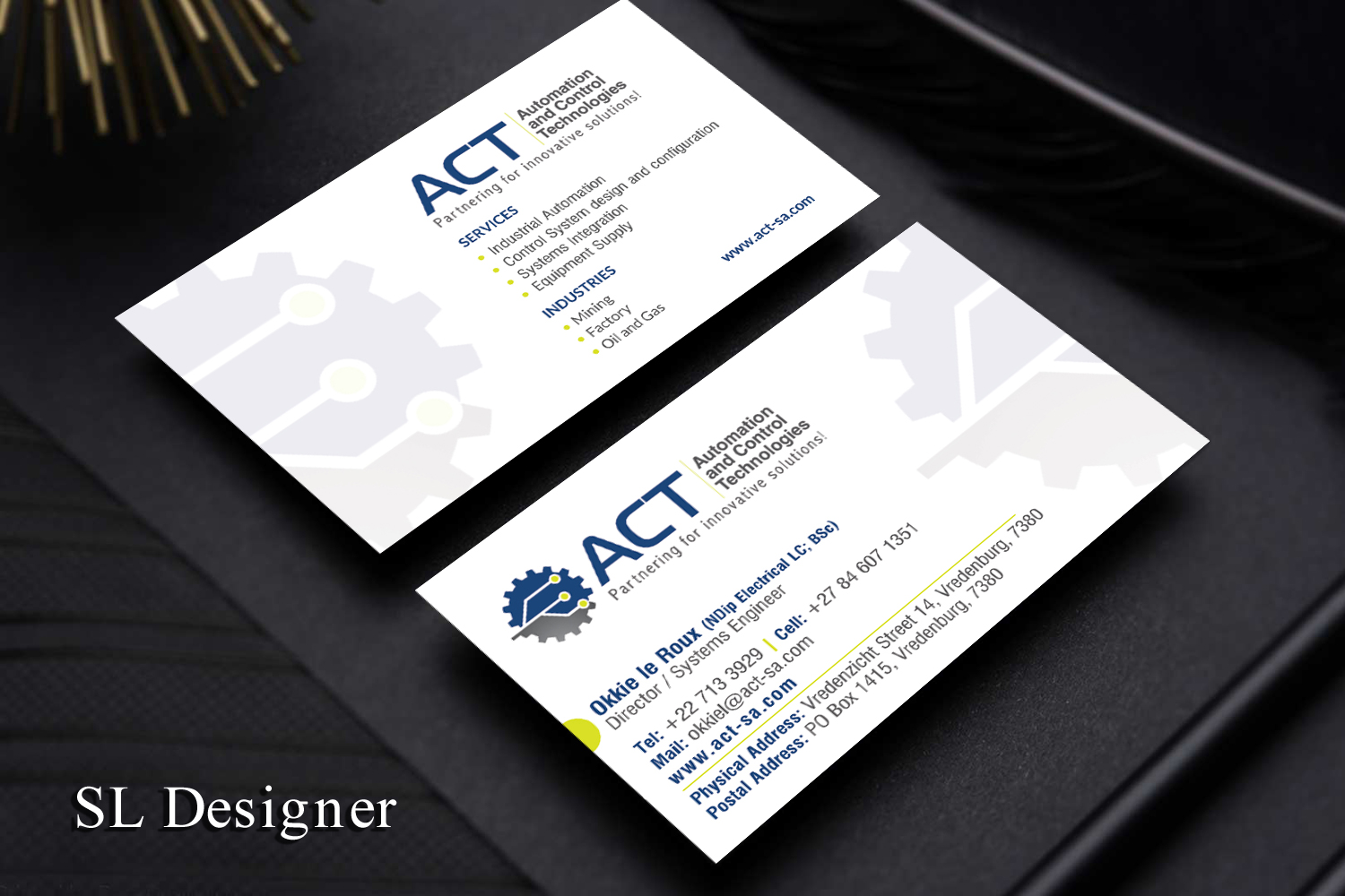 Business Card Design by SL Designer for Automation and Control Technologies | Design #18237161