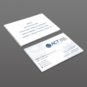 Business Card Design by Creative Jiniya for Automation and Control Technologies | Design: #18236946
