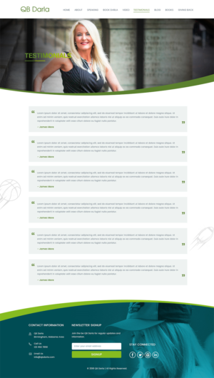 Concept Web Design - Motivational Speaker  | Web Design by RupalTechno