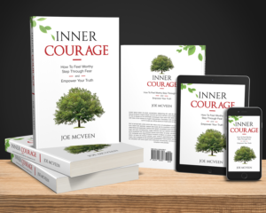 Inner Courage: How to Feel Worthy, Step Through Fear and Empower Your Truth | Design de Couverture eBook par EA5Designs