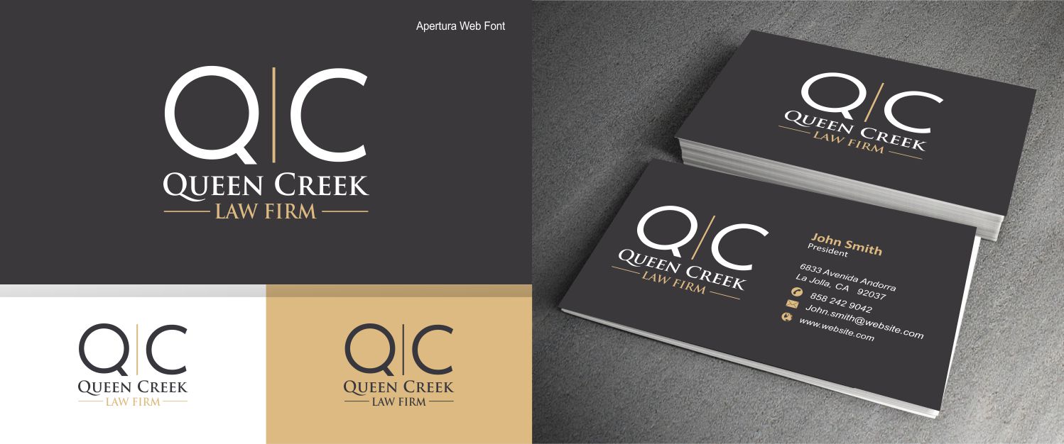 Logo-Design von HT Graphics für Queen Creek Law Firm | Design: #18375827