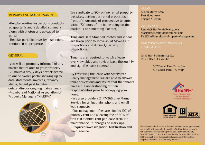 Flyer Design by moni_moja for StarPointe Realty | Design #18253650