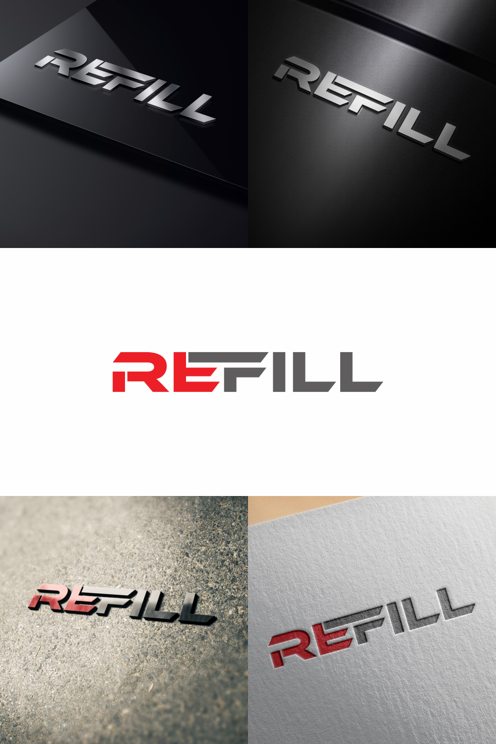 Logo Design by cihuuuuuu 2 for Refill | Design #18289307