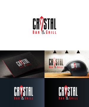 Crystal Bar & Grill  | Logo-Design von Sergio Coelho