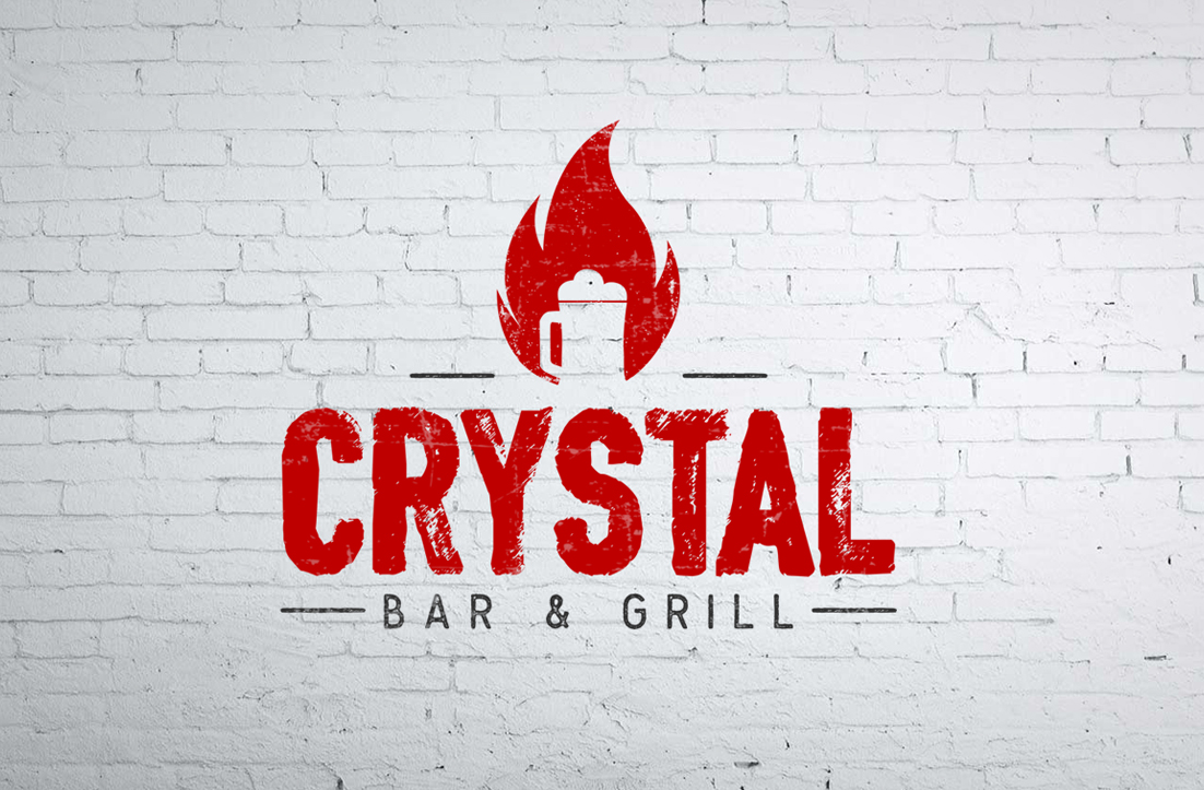 Logo Design by GLDesigns for Crystal Bar & Grill | Design #18243807