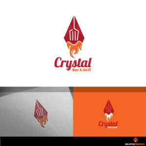 Crystal Bar & Grill  | Logo-Design von Graphic Bricks