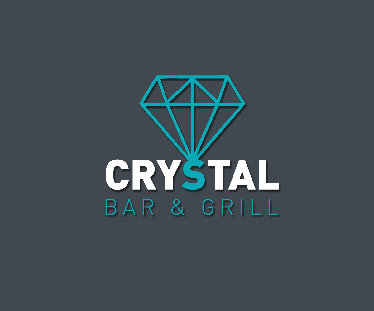 Logo Design by Natalie Booth for Crystal Bar & Grill | Design #18243730