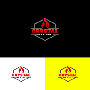 Logo Design by PsyPen for Crystal Bar & Grill | Design: #18251428