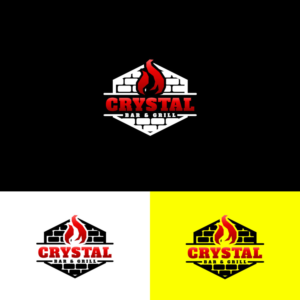 Logo Design by PsyPen for Crystal Bar & Grill | Design: #18251500