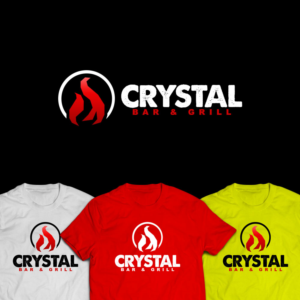 Logo Design by PsyPen for Crystal Bar & Grill | Design: #18251885