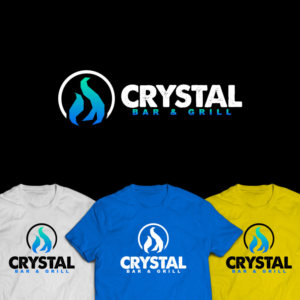 Logo Design by PsyPen for Crystal Bar & Grill | Design: #18251912