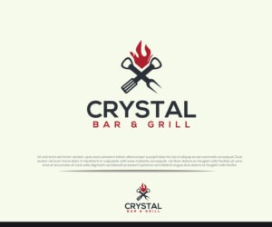 Logo Design by Niizam's for Crystal Bar & Grill | Design: #18264639