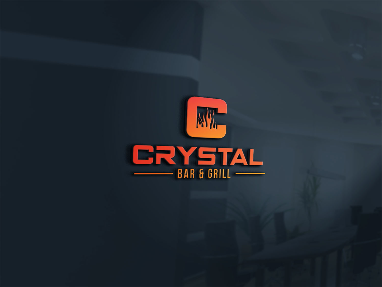 Logo Design by designmind78 for Crystal Bar & Grill | Design #18263368