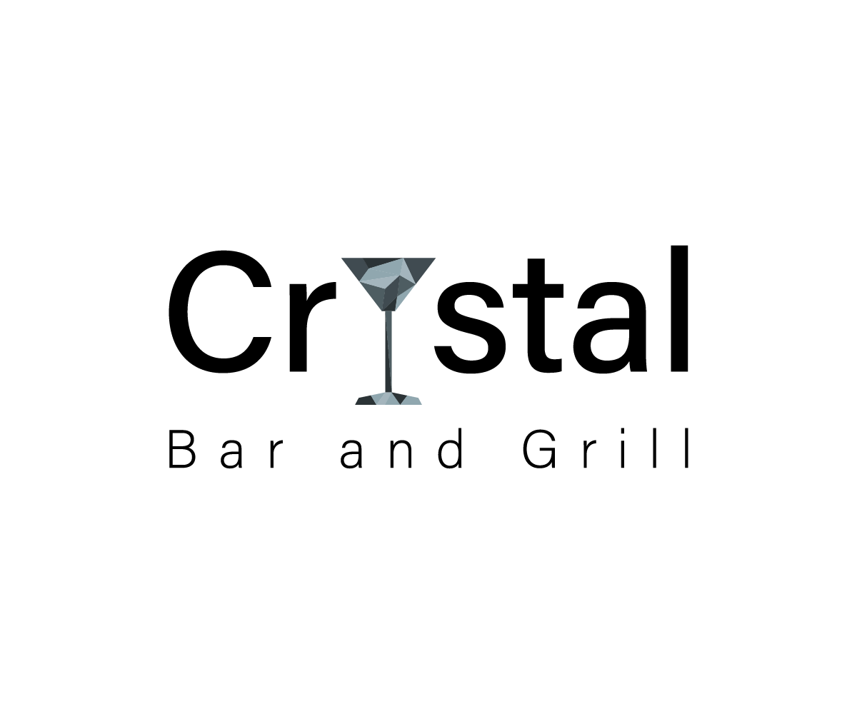 Logo Design by 1Blademaster for Crystal Bar & Grill | Design #18248463