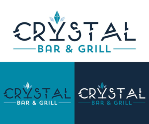 Logo Design by Nicolene Barnard for Crystal Bar & Grill | Design: #18259478
