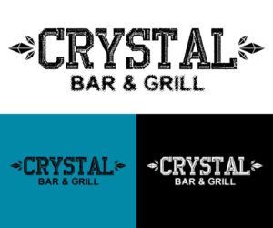Logo Design by Nicolene Basson for Crystal Bar & Grill | Design #18265508