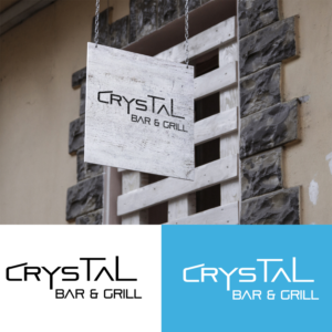 Logo Design by jhanvi 7 for Crystal Bar & Grill | Design: #18262693