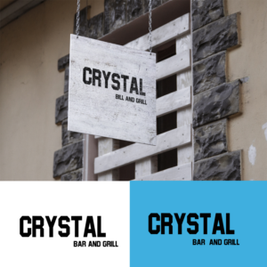Logo Design by jhanvi 7 for Crystal Bar & Grill | Design: #18264190