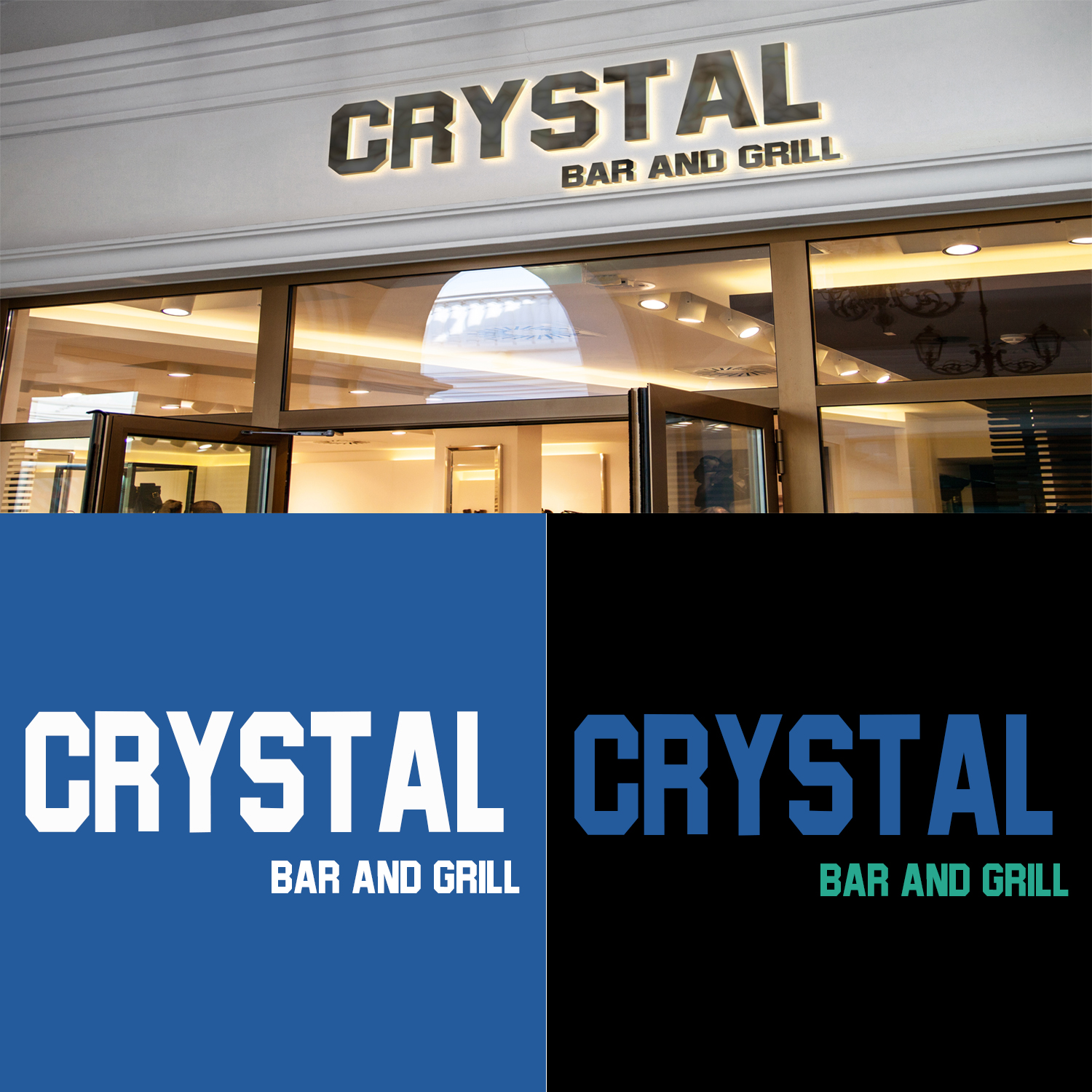 Logo Design by jhanvi 7 for Crystal Bar & Grill | Design #18268023