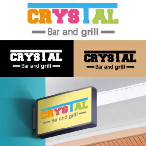 Logo Design by jhanvi 7 for Crystal Bar & Grill | Design: #18271878