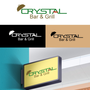 Logo Design by jhanvi 7 for Crystal Bar & Grill | Design: #18277849