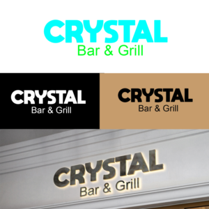 Logo Design by jhanvi 7 for Crystal Bar & Grill | Design: #18287989