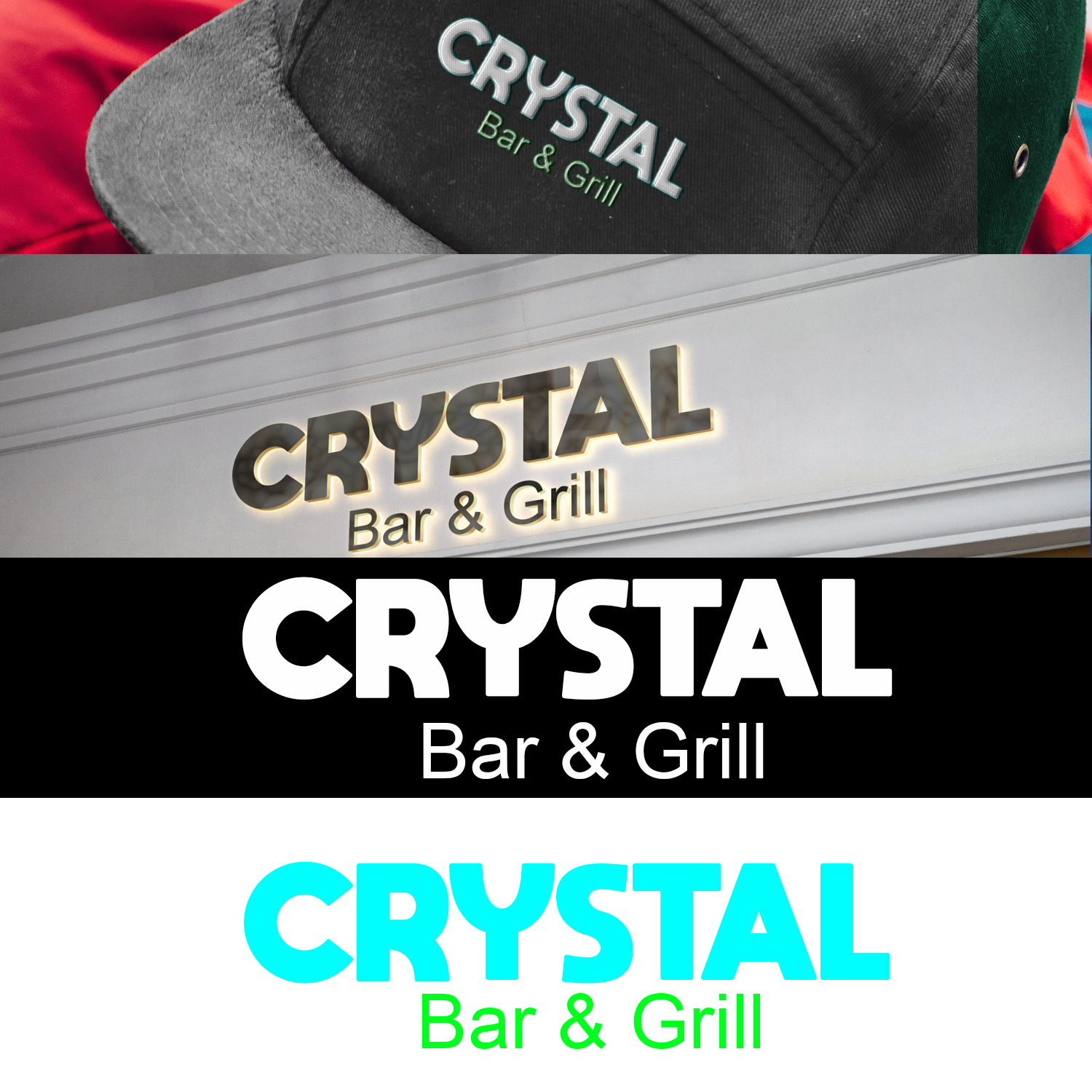 Diseño de Logo por jhanvi 7 para Crystal Bar & Grill | Diseño #18287991