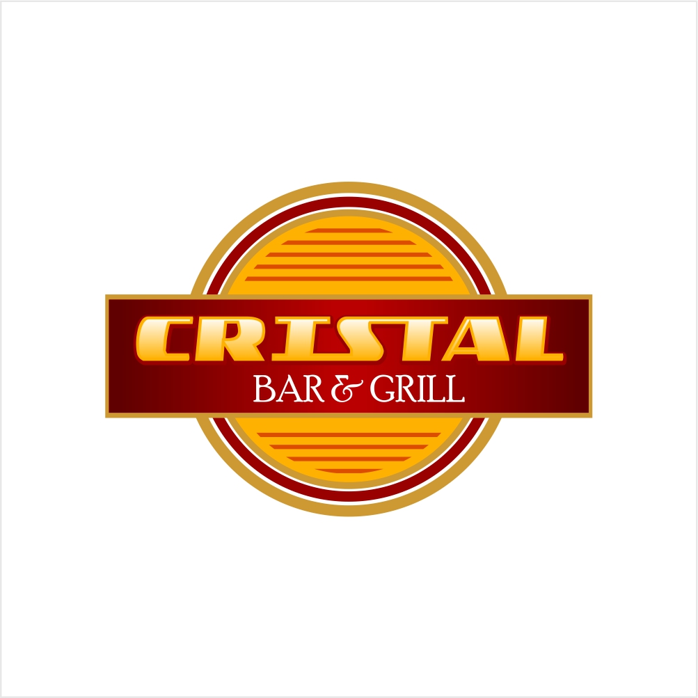 Logo Design by Sergio Medina for Crystal Bar & Grill | Design #18287650