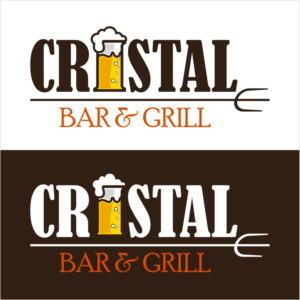 Logo Design by Sergio Medina for Crystal Bar & Grill | Design: #18287652