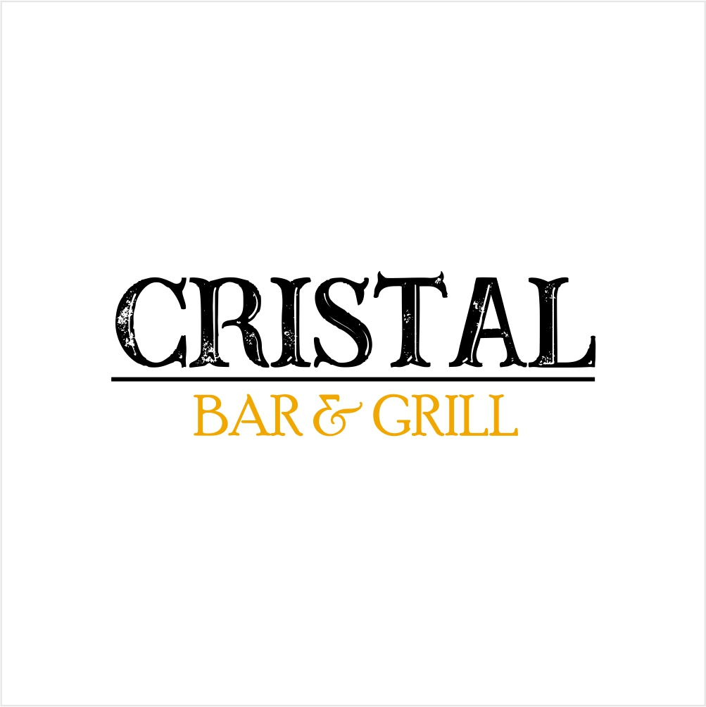 Logo Design by Sergio Medina for Crystal Bar & Grill | Design #18305349