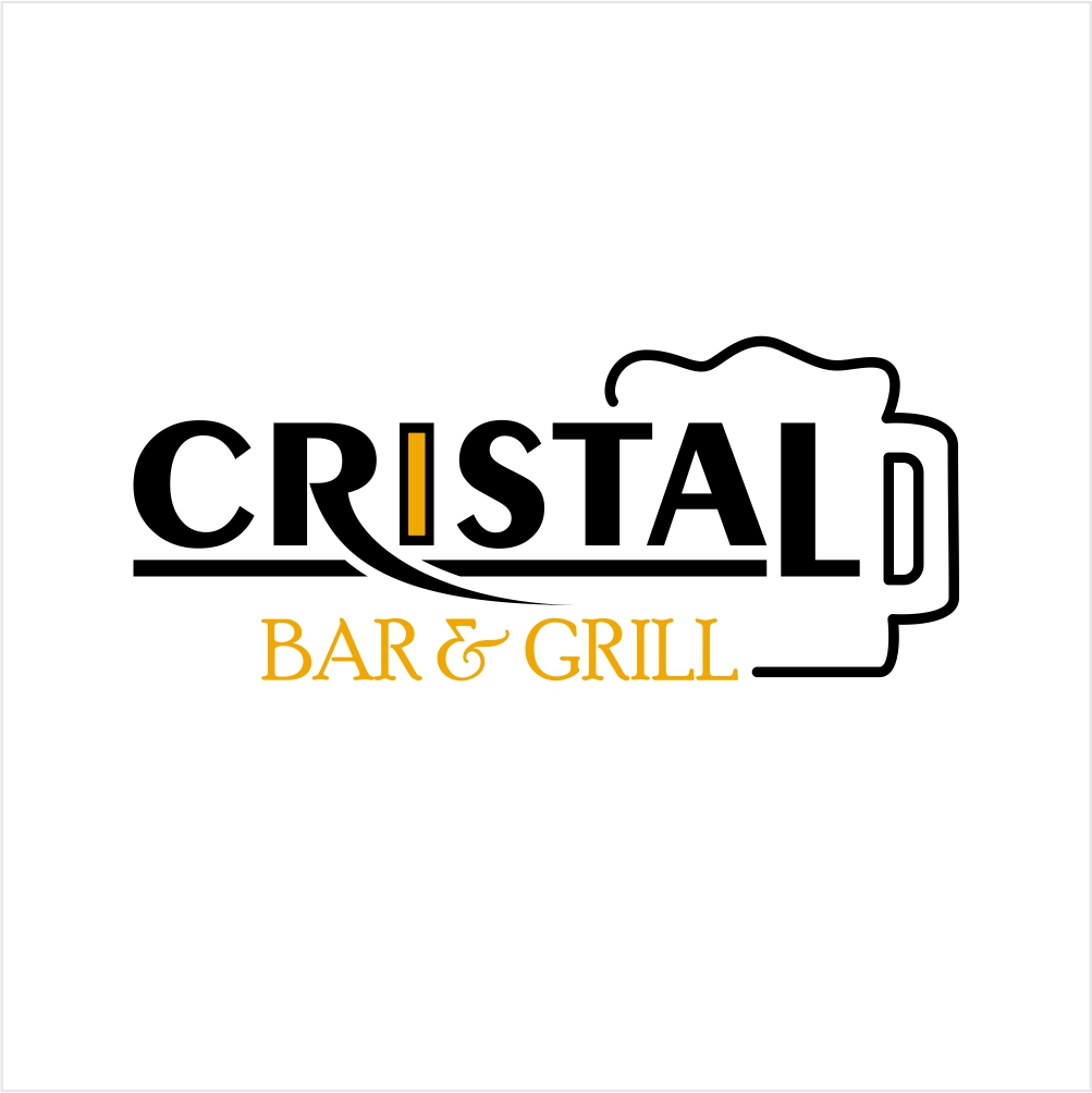 Logo Design by Sergio Medina for Crystal Bar & Grill | Design #18305399