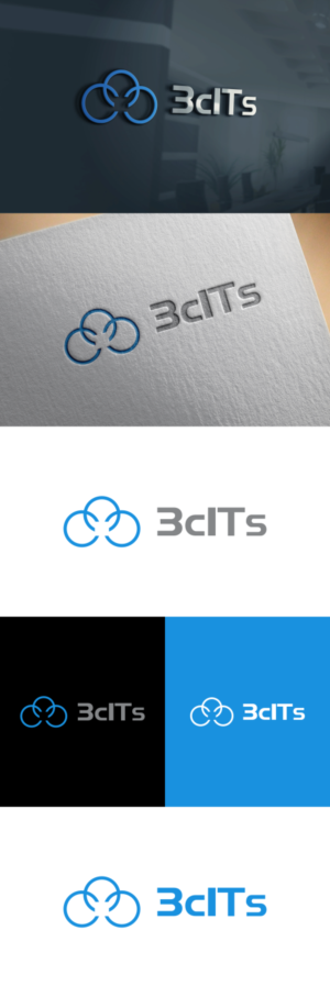 3cITs or Company Name with Cloud Logo Made from 3Cs | Design de Logo par fatiyadesign