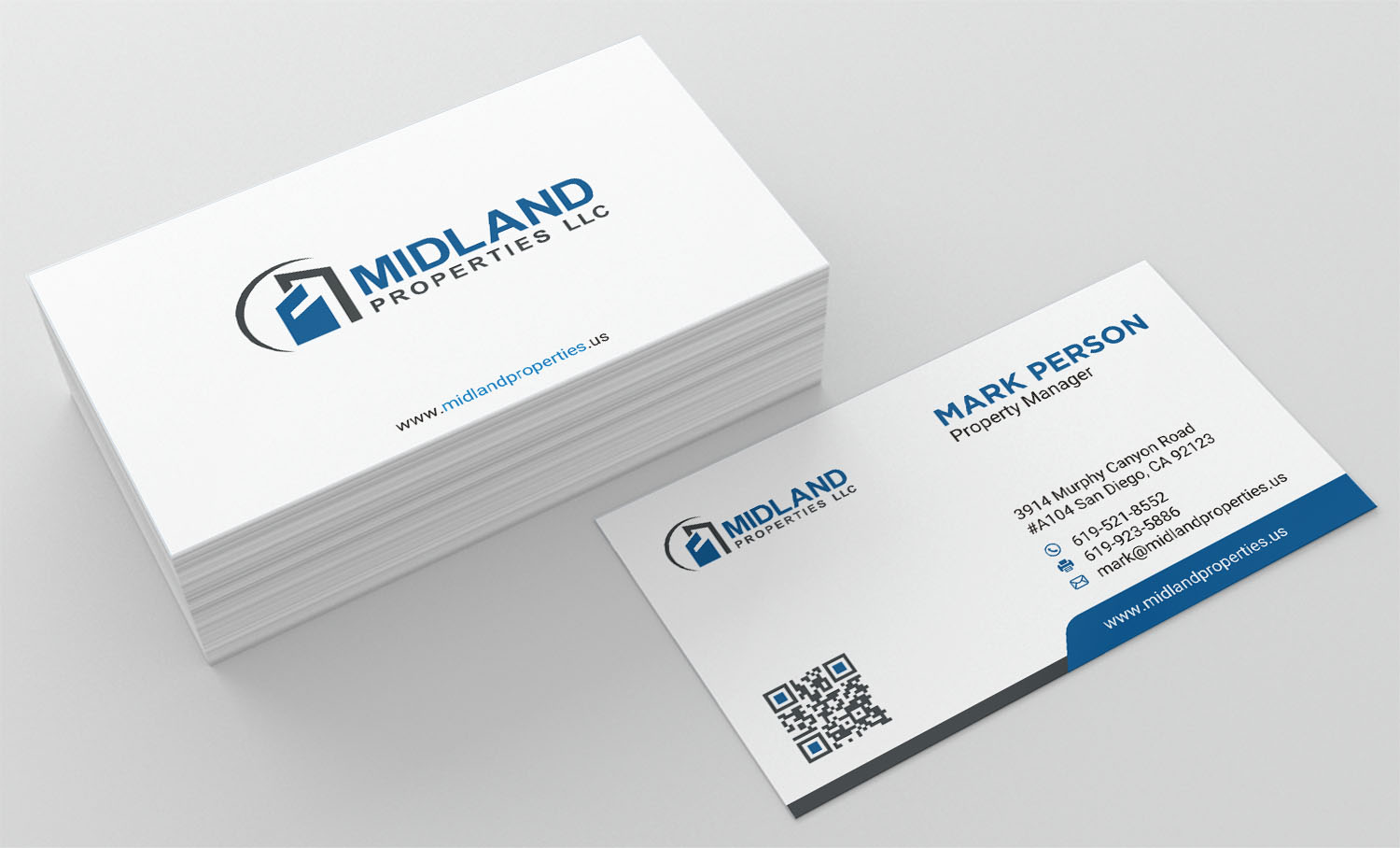 Diseño de Tarjeta de Presentación por INDIAN_Ashok para Midland Properties, LLC | Diseño #18300653