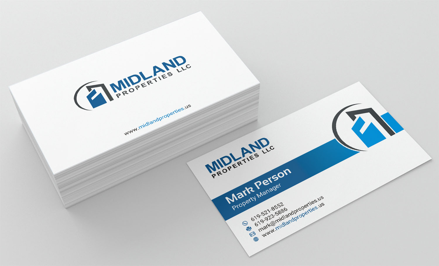 Diseño de Tarjeta de Presentación por INDIAN_Ashok para Midland Properties, LLC | Diseño #18300655